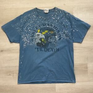 Harley Davidson Manchester New Hampshire Heavyweight Tee Large